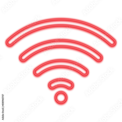 neon wifi icon png