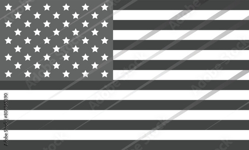 American flag USA design. united states flag. Rendered USA flag. the USA national flag
