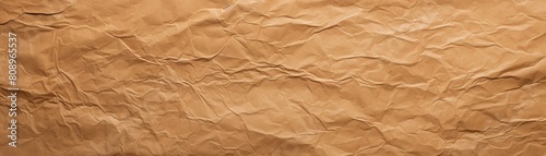 brown crumpled paper texture, background