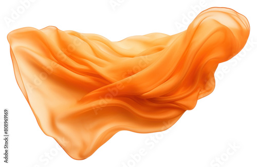 PNG Orange Wool fabric white background accessories accessory