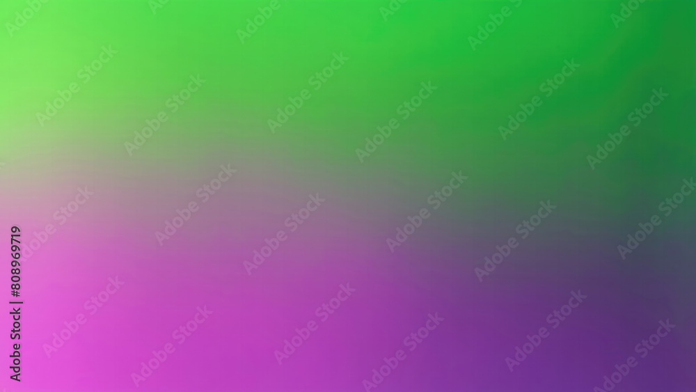 Fototapeta premium Green, purple, and pink color gradients grainy background