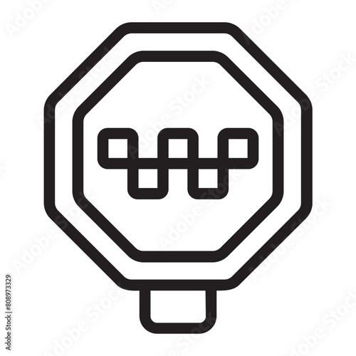 taxi line icon