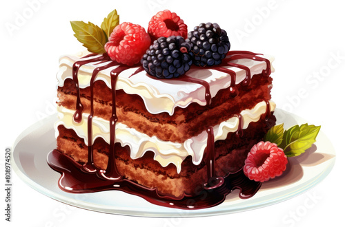 PNG Cake raspberry dessert cream