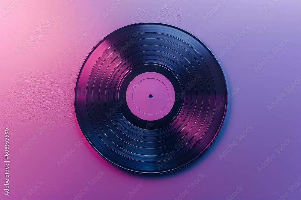 12-inch vinyl LP record in cardboard cover on white background.. Beautiful simple AI generated image in 4K, unique. 12-inch vinyl LP record in cardboard cover on white background.. Beautiful simple AI generated image in 4K, unique.