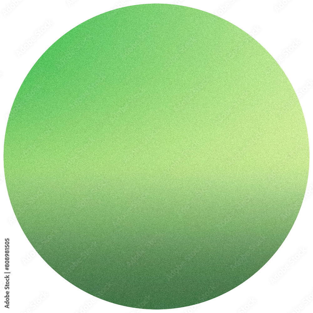 Abstract grainy green circle with a seamless gradient texture Abstract grainy green circle with a seamless gradient texture
