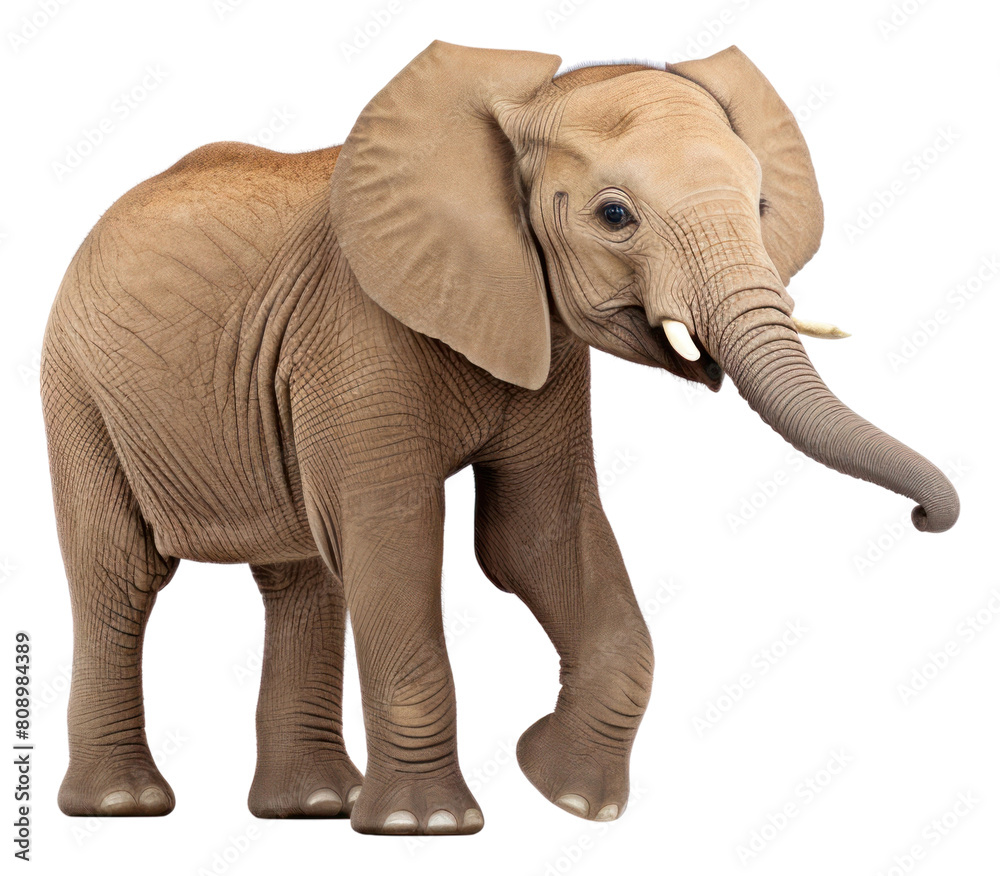 Fototapeta premium PNG Baby Savana elephant wildlife animal mammal. AI generated Image by rawpixel.