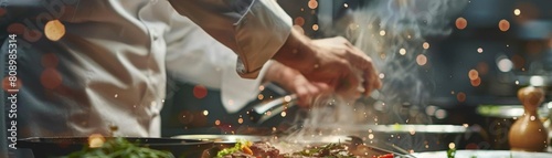 Experience the culinary world from a new perspective - a CG 3D realm where ingredients dance and flavors explode, captured through unexpected angles to evoke wonder and appetite photo