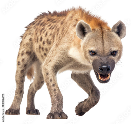 PNG Hyena wildlife mammal animal. AI generated Image by rawpixel.
