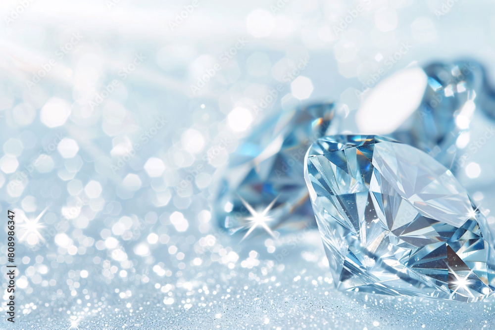 Macro diamonds background with copy space Macro diamonds background with copy space