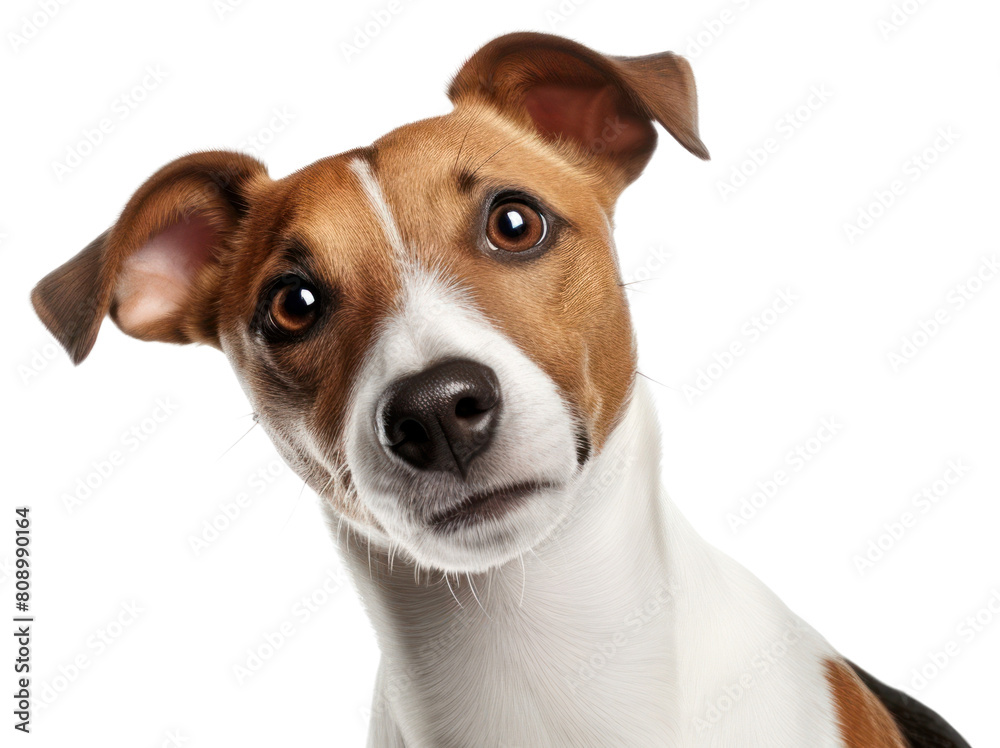 PNG  Jack Russell terrier dog mammal animal. AI generated Image by rawpixel.