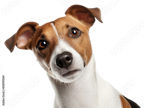 PNG Jack Russell terrier dog mammal animal. AI generated Image by rawpixel.