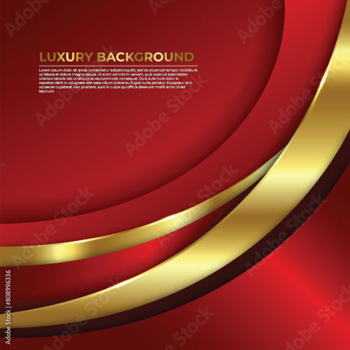 Red Gradient Abstract Luxury Background