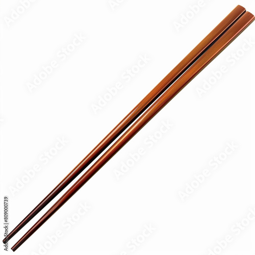 Realistic Asian chopsticks / chop sticks isolated on a white background vector