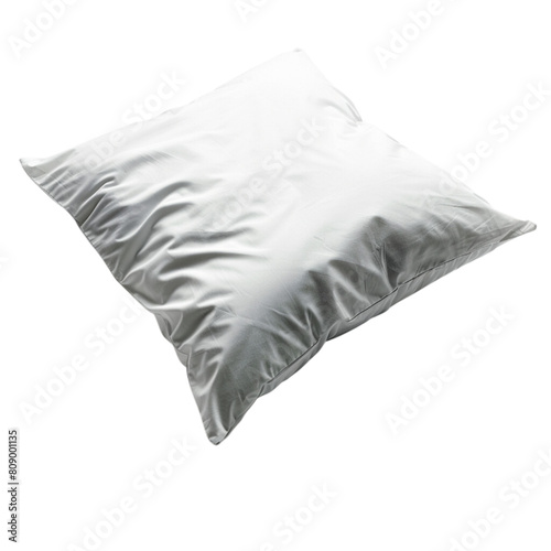 Blank pillow bag mockup isolated on white background. Vector illustration ready and simple to use for your design.