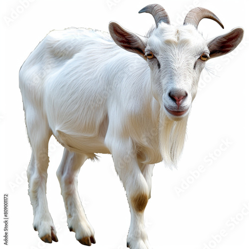Realistic Vector Goat from the farm. goat from the ranch. Meat for restaurant. milk. domestic.