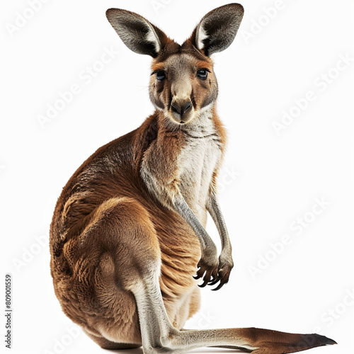 Realistic Kangaroo vector. vector for greeting cards, printing and other design projects.