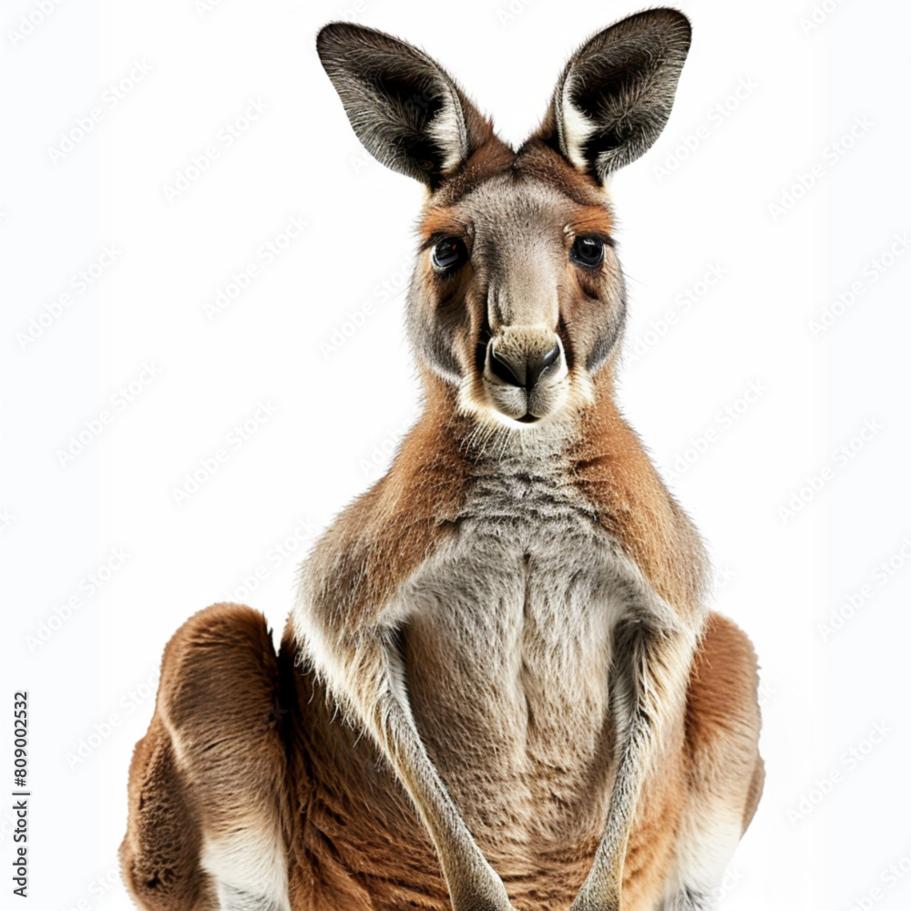 Realistic Kangaroo vector. vector for greeting cards, printing and other design projects. Realistic Kangaroo vector. vector for greeting cards, printing and other design projects.