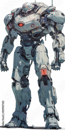 robot in the snow