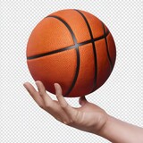 basketball, handball, equipment, holding, sport, play, game, isolated, team, player, dripped, promo, sphere, dunk, slam, orange, competition, black, basket, generative, ai




