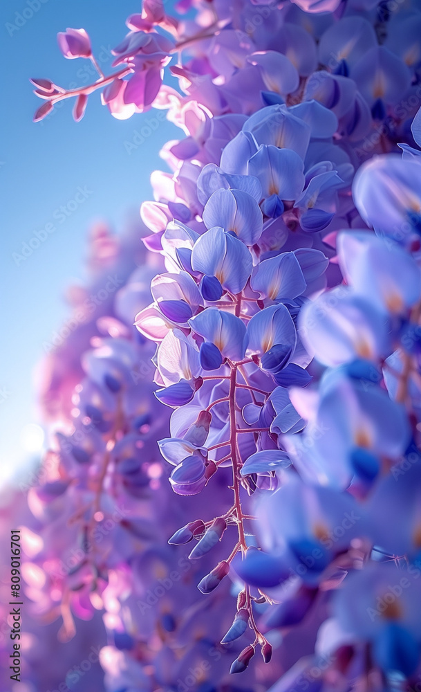 Wisteria flowers. Background Wisteria flowers. Background