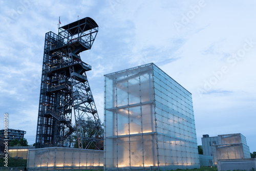 View of Silesian Museum in Katowice, Poland.