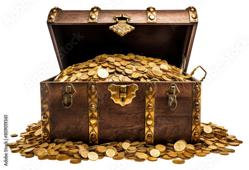 PNG Treasure chest treasure white background investment photo