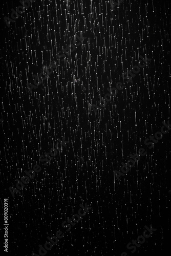 Illustration on a dark background, raindrops on a dark background. Unusual picture.