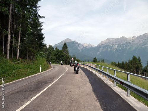 Straße bei Fai della Paganelle