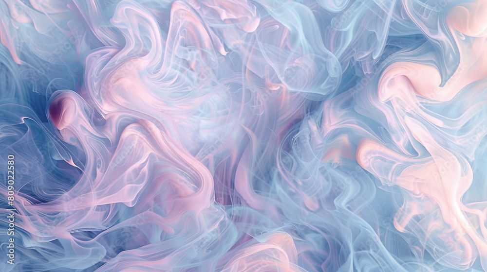 Smoke swirling in a pattern that resembles the swirling brush strokes of an impressionist painting, in a blend of pastel colors. Smoke swirling in a pattern that resembles the swirling brush strokes of an impressionist painting, in a blend of pastel colors.