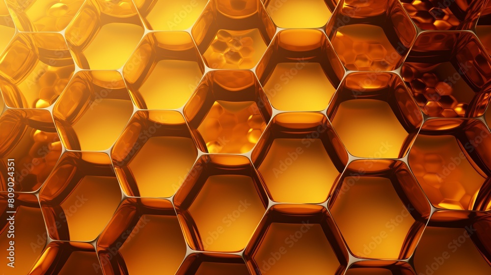 Honeycomb detailed view Honeycomb detailed view