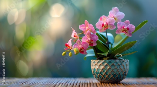 Vibrant Exotic Orchids in O...