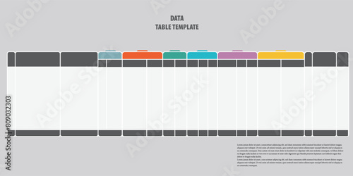 A data table template is a structured format facilitating the organization and presentation of information in rows and columns.