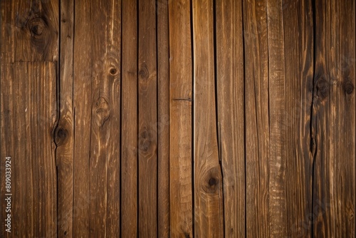 Dark Brown Wood Texture with Scratches as Background