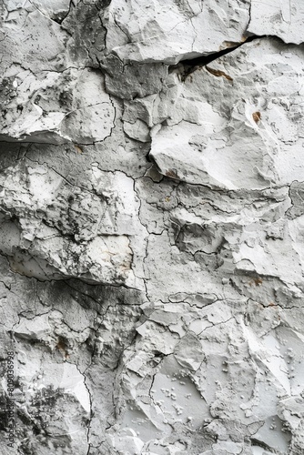 Texture of a stone with a grainy and uneven surface in a light gray color.