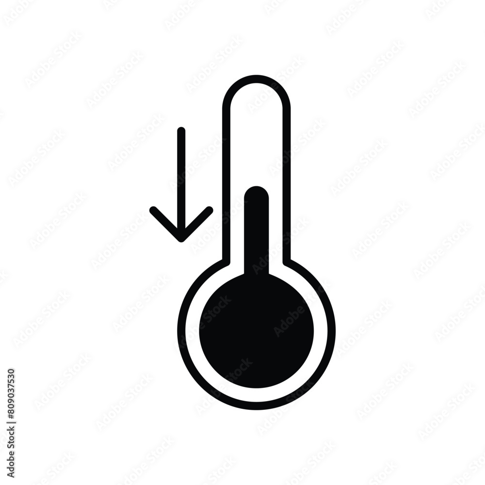temprature icon with white background vector stock illustration temprature icon with white background vector stock illustration