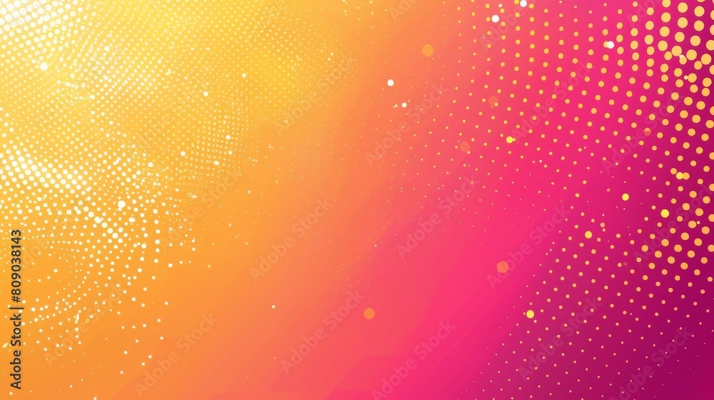 Contemporary backdrop with a blend of pink and yellow hues and halftone pattern accents. Contemporary backdrop with a blend of pink and yellow hues and halftone pattern accents.