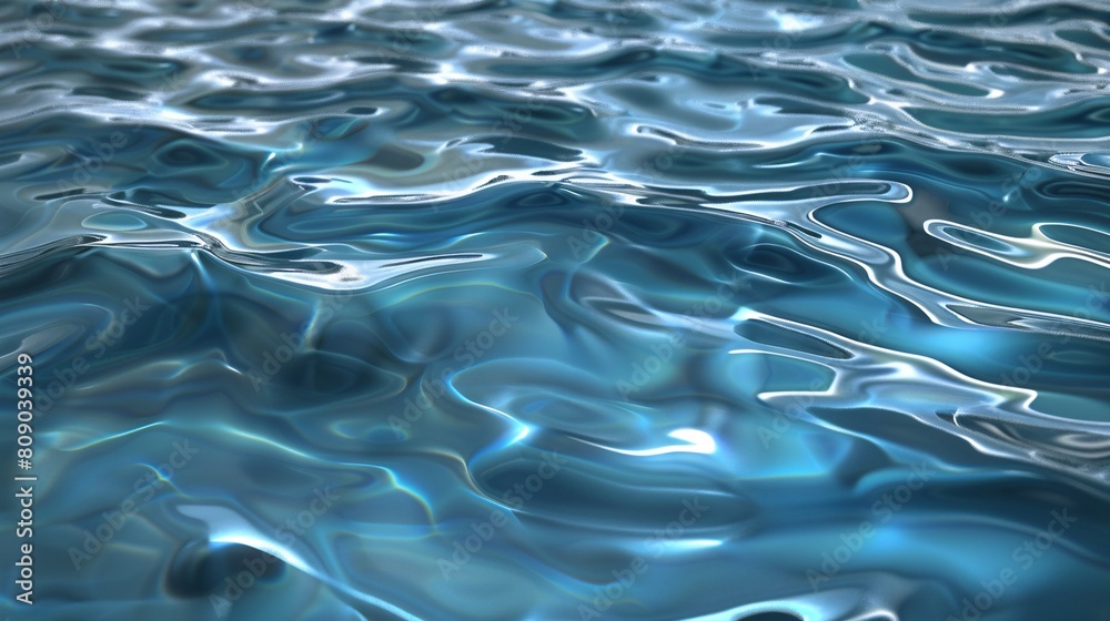 Water surface background. Blue and wavy water texture with sunlight reflections. Water surface background. Blue and wavy water texture with sunlight reflections.