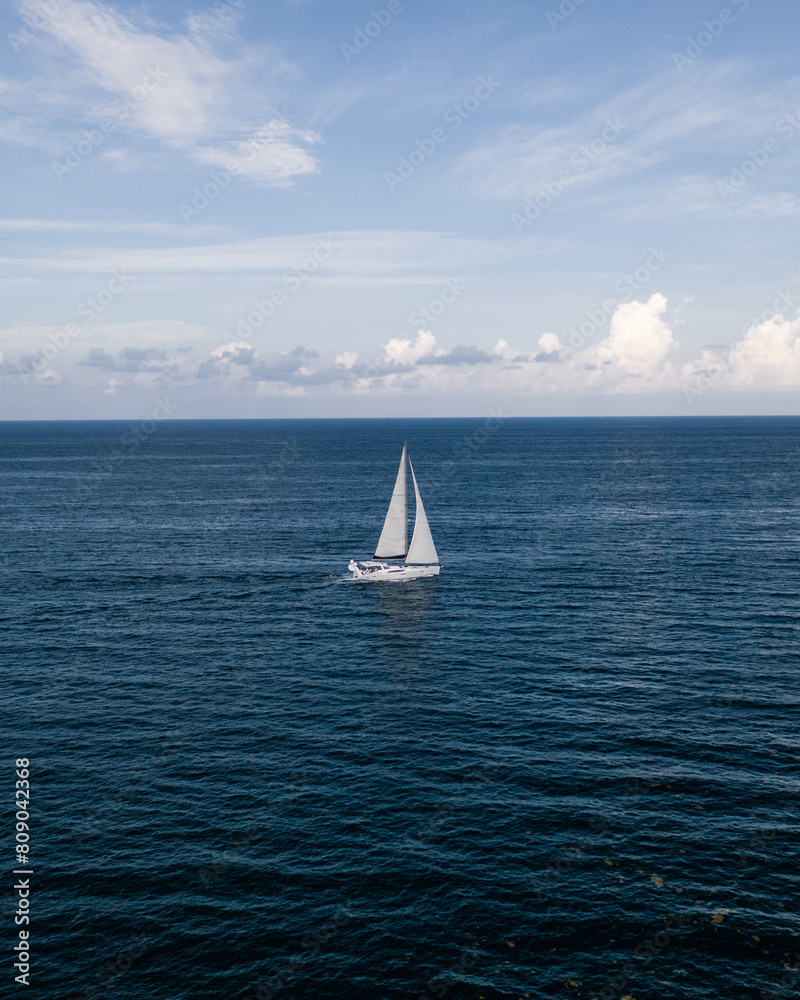 sailboat on the sea