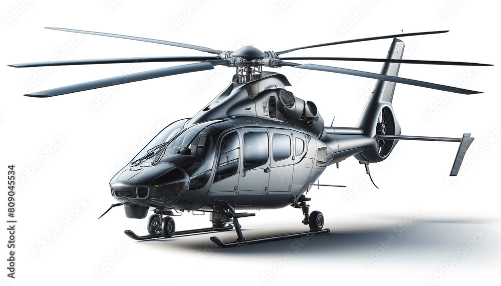 Helicopter isolated on white background Helicopter isolated on white background