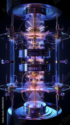 Diagram Illustrating the Principles of Nuclear Fusion: A Clean Energy Revolution photo