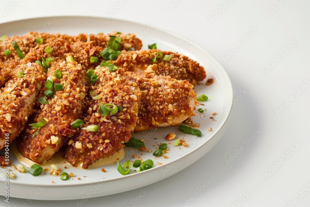 Mouthwatering Almond-Crusted Chicken with Scallion Beurre Blanc