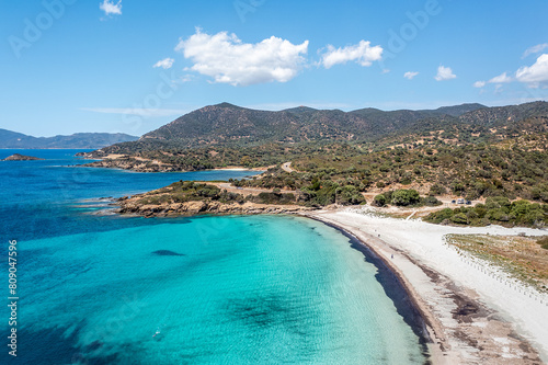 Spiaggia di Piscinnì, Coastal Drive SP71, South Sardinia, Italy