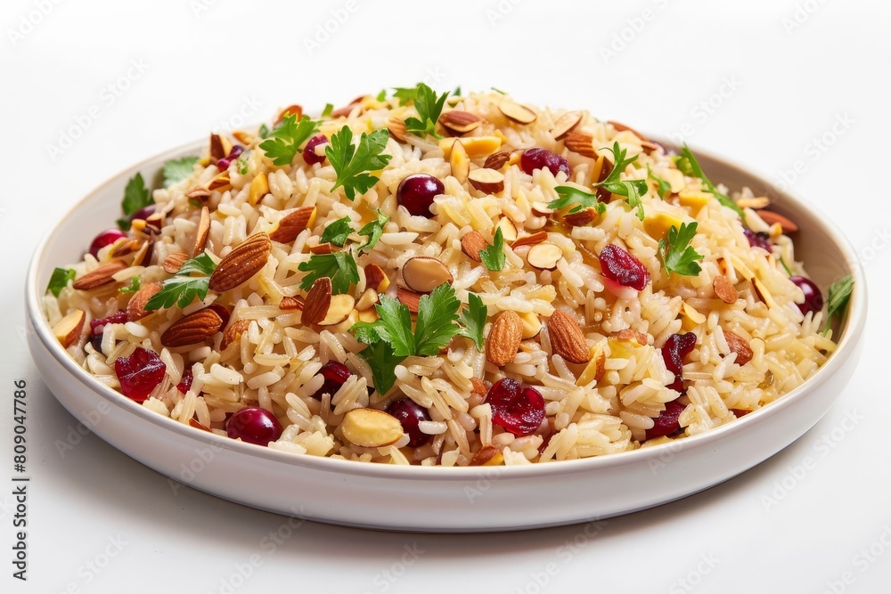 Almond Cranberry Rice Pilaf: A Tapestry of Vibrant Flavors Almond Cranberry Rice Pilaf: A Tapestry of Vibrant Flavors