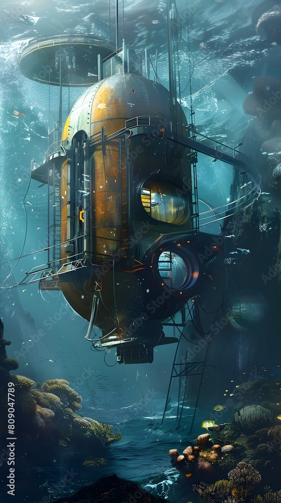 of a Futuristic Nuclear-Powered Underwater Habitat for Ocean of a Futuristic Nuclear-Powered Underwater Habitat for Ocean