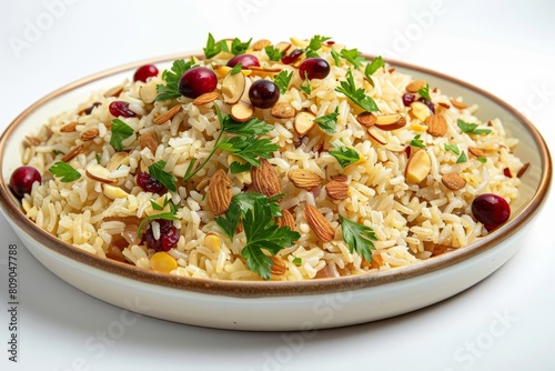 Cranberry Almond Rice Pilaf: A Delightful Crunchy Dish