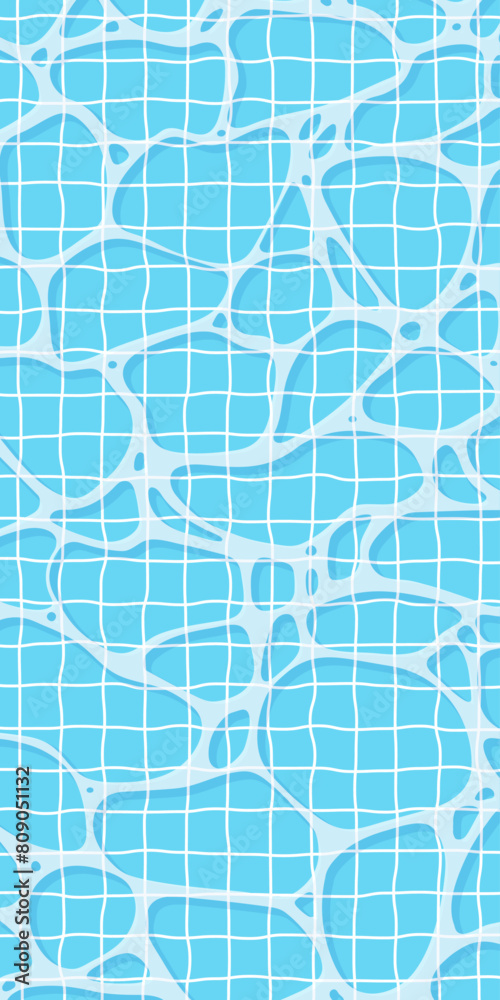 Obraz premium 背景イラスト_プール