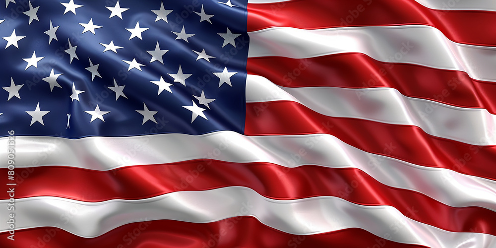 American Flag Illustration American Flag Illustration