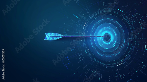 Low Poly Wireframe Vector: Financial Success Visualization