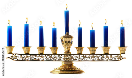 PNG A Hanukkah Temple menorah hanukkah candle white background photo
