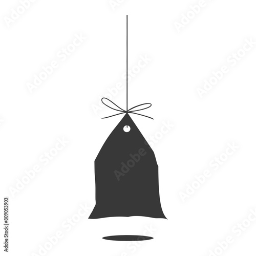 Silhouette tea bag black color only